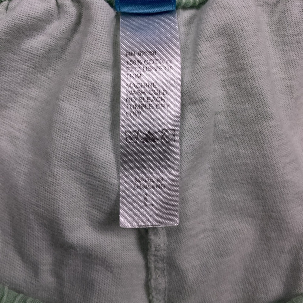 HUE Green Pajama Pants with Pink and White Accents Sz L - Picture 7 of 8